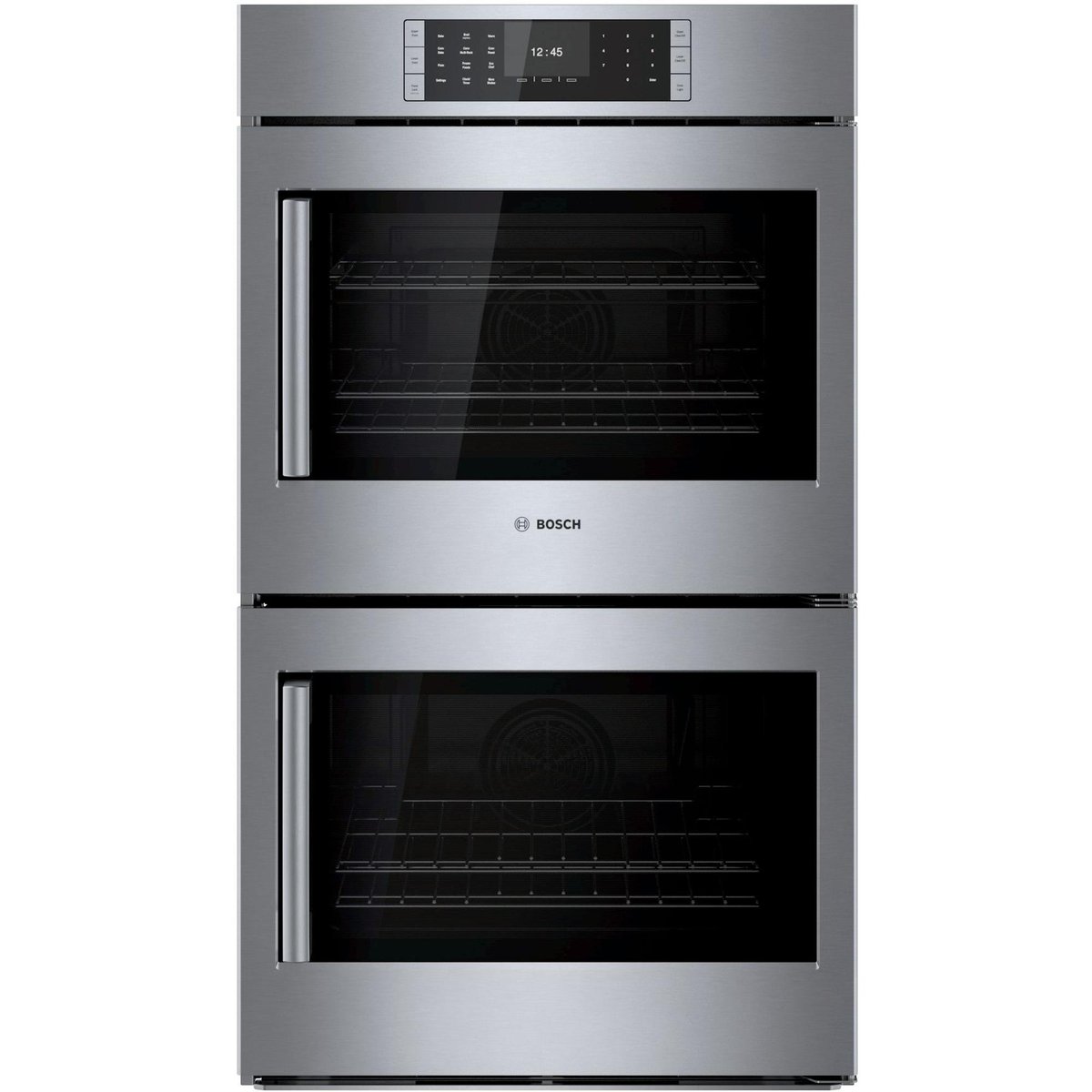 Bosch Benchmark Double Wall Oven 30'' Door hinge: Right, Stainless Steel
