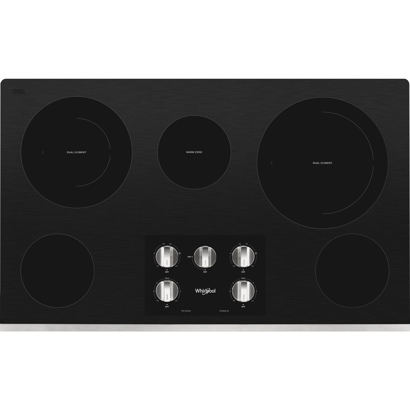 Whirlpool 36 inch Electric Cooktop