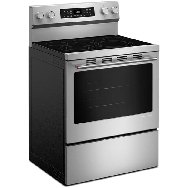 KitchenAid 30 inch Single Oven Electric Range