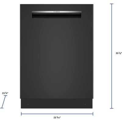 Bosch 300 Series 24-inch 46 dB Dishwasher with Hidden Controls