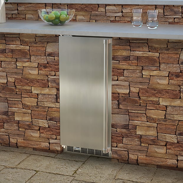 Marvel Outdoor Built-in 15 inch 2.7 cu.ft. Compact Bar Refrigerator
MORE215-SS31A
