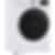 LG White 2.4 cu.ft. Stackable Front Load Steam Washer and 4.2 cu.ft. Stackable Heat Pump Dryer