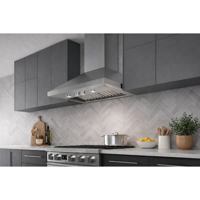 Riva 42 inch 1200 CFM Wall-Mount Chimney Hoodfan