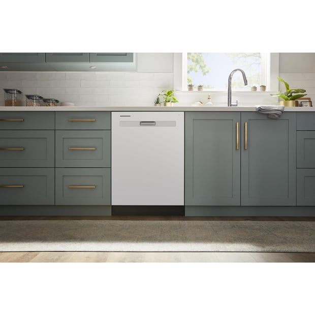 Whirlpool 4 Cycle Dishwasher with Hidden Controls