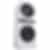 LG WashTower™ 5.2 cu.ft. Washer and 7.4 cu.ft. Vented Dryer Laundry Center