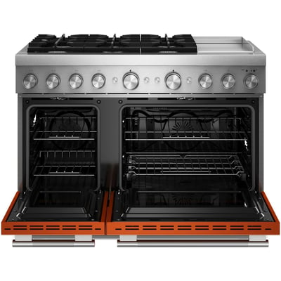 KitchenAid 48 inch Double Oven Dual Fuel Range