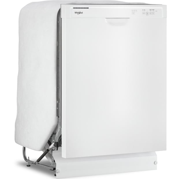 Whirlpool 3 Cycle Dishwasher with Hidden Controls