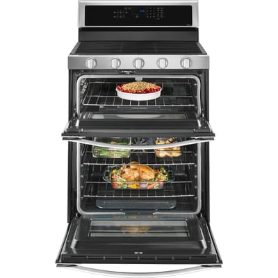 Whirlpool 30 inch Double Oven Gas Range