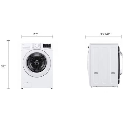 LG 5.8 cu.ft. Front Load Washer