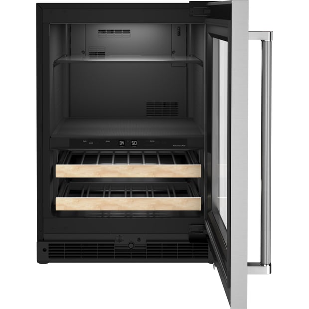 KitchenAid Freestanding or Built-in 24 inch 4.89 cu.ft Beverage Centre