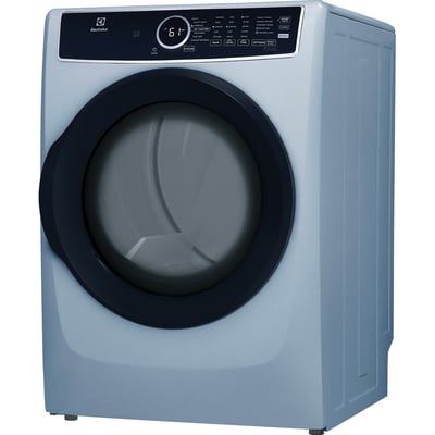 Electrolux Glacier Blue 4.5 cu.ft. Stackable Front Load Steam Washer and 8.0 cu.ft. Stackable Steam Vented Dryer