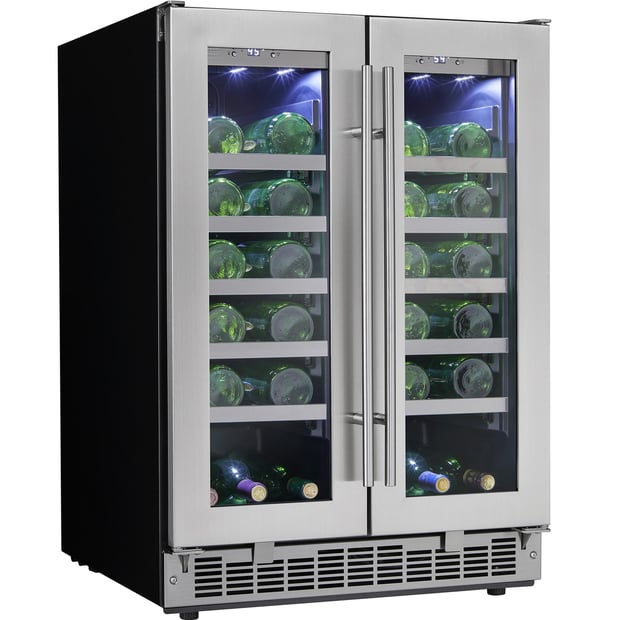 Silhouette Freestanding or Built-in 24 inch 4.7 cu.ft. Wine Cooler