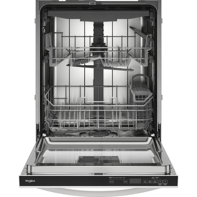 Whirlpool 5 Cycle Dishwasher with Hidden Controls