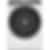 Whirlpool White 5.8 cu.ft Stackable Front Load Washer and 7.4 cu.ft. Stackable Steam Electric Dryer