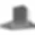 La Cornue 35 inch 600 CFM Chimney Hoodfan with Satin Chrome Detail