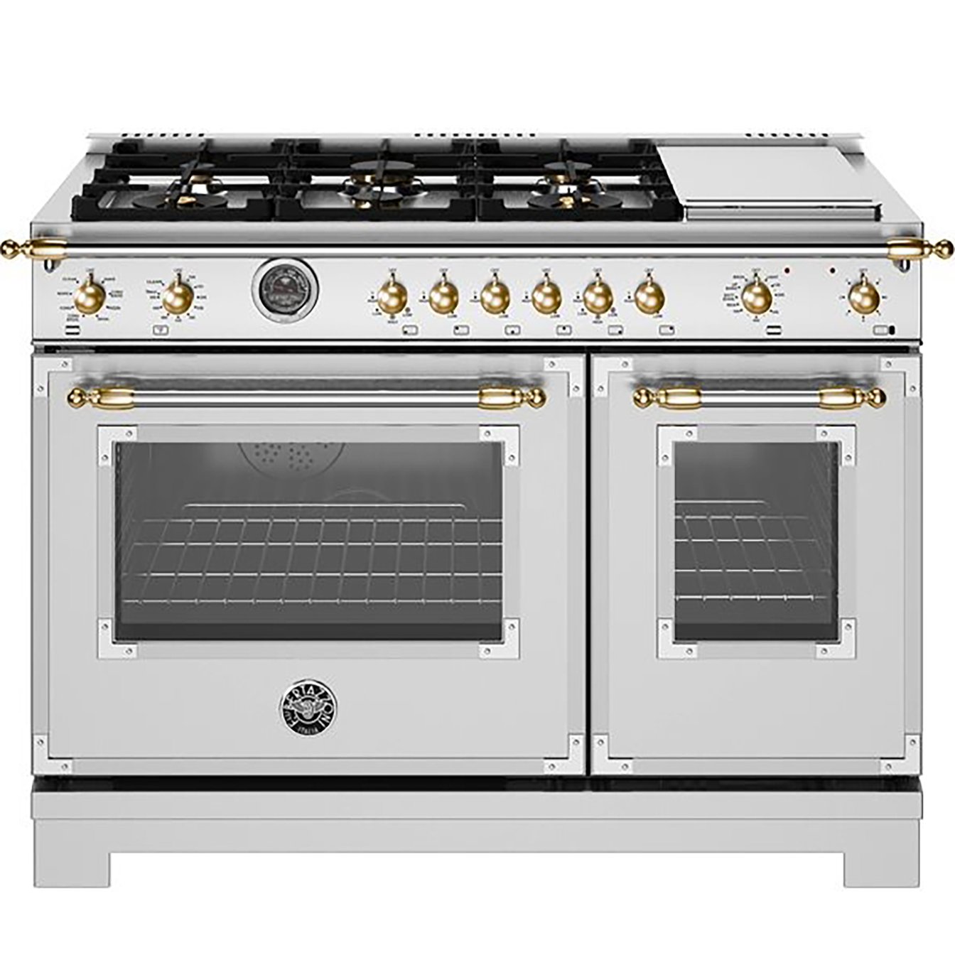 Bertazzoni 48 inch Double Oven Dual Fuel Range