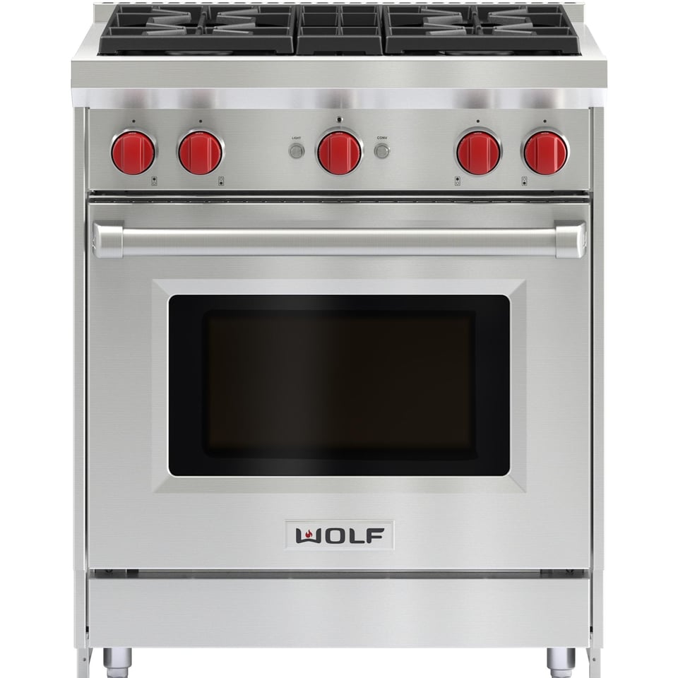Wolf 30 inch Single Oven Gas Range