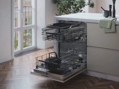 Asko 24 inch 42 dB Dishwasher with Hidden Controls and Third Rack