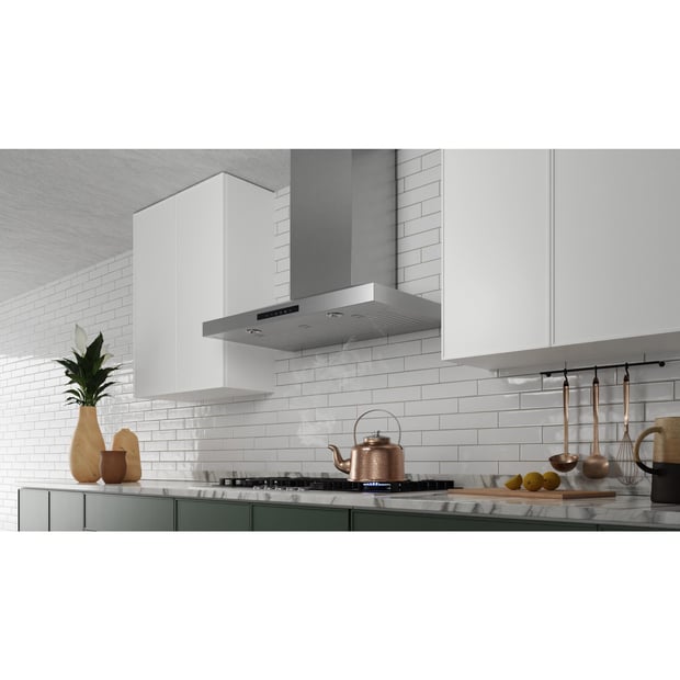 Aura 30 inch 600 CFM Wall-Mount Chimney Hoodfan