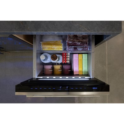 Zephyr Built-in 24 inch Refrigerator Freezer Drawers