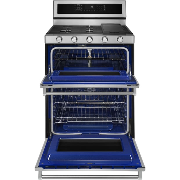 KitchenAid 30 inch Double Oven Gas Range