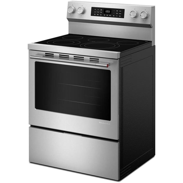 KitchenAid 30 inch Single Oven Electric Range