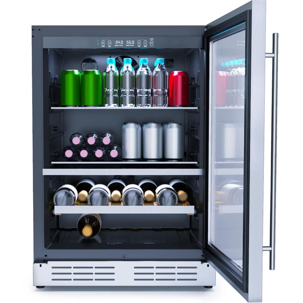 Aura Freestanding or Built-in 24 inch Beverage Centre & Wine Cooler