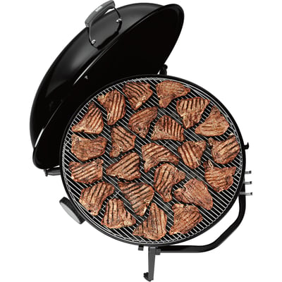Weber Ranch Kettle Freestanding 37 inch Charcoal BBQ Grill 