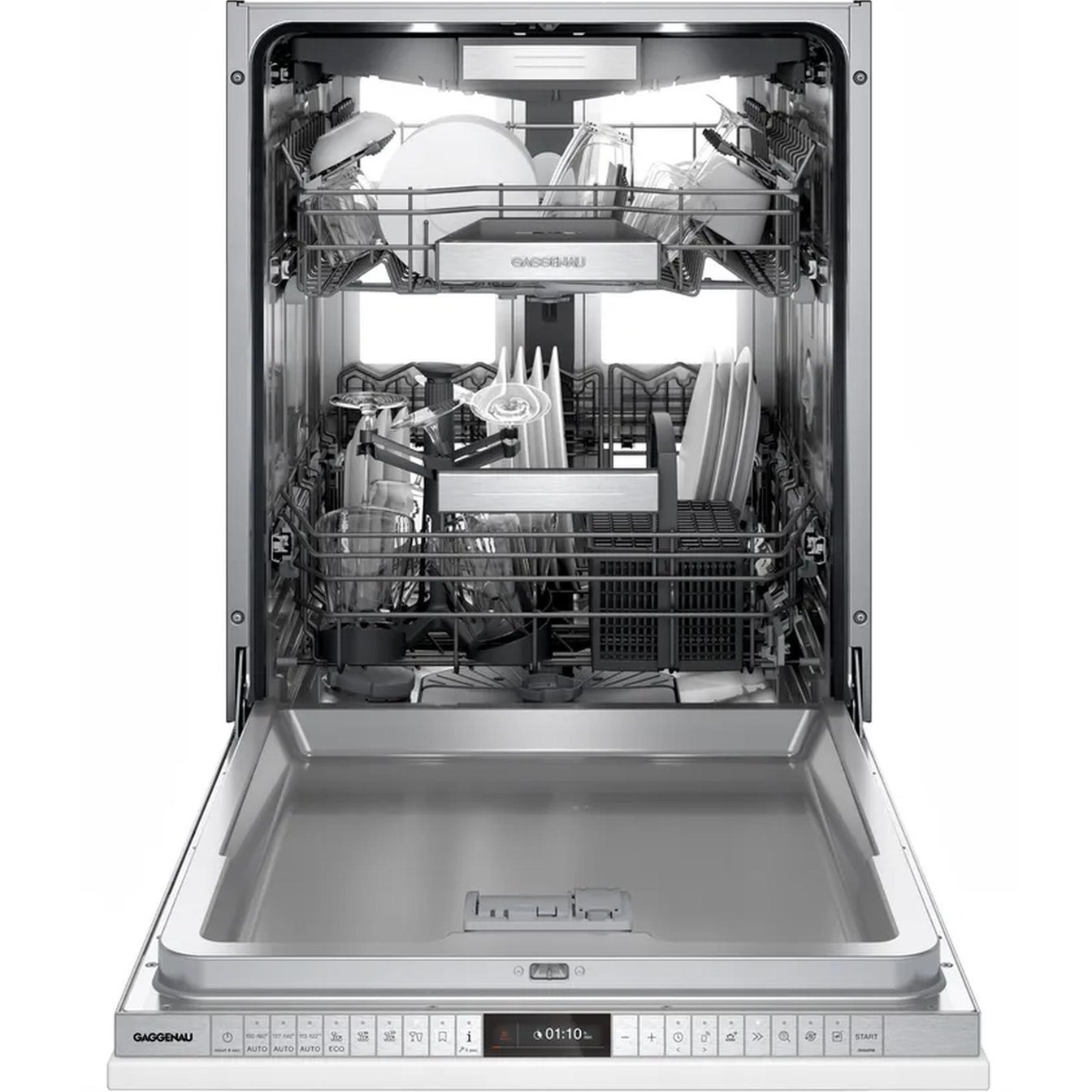 Gaggenau 8 Cycle Dishwasher with Hidden Controls