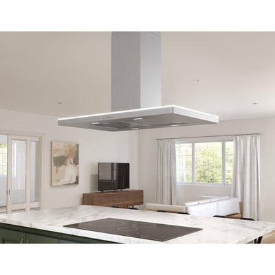 Zephyr 42 inch 600 CFM Island Ventilation Hoodfan