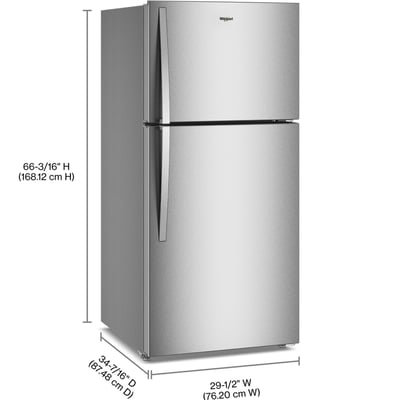 Whirlpool 19.2 cu.ft. Top-Freezer Refrigerator
