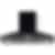La Cornue 43 inch 600 CFM Chimney Hoodfan with Satin Chrome Detail
