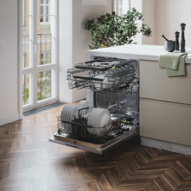 Asko 9 Cycles Dishwasher with Hidden Controls