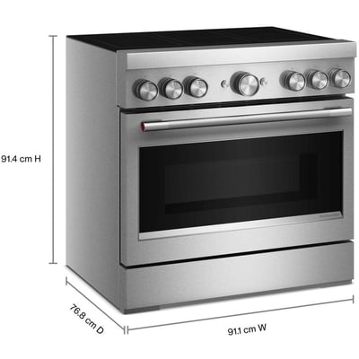KitchenAid 36 inch Single Oven Induction Range