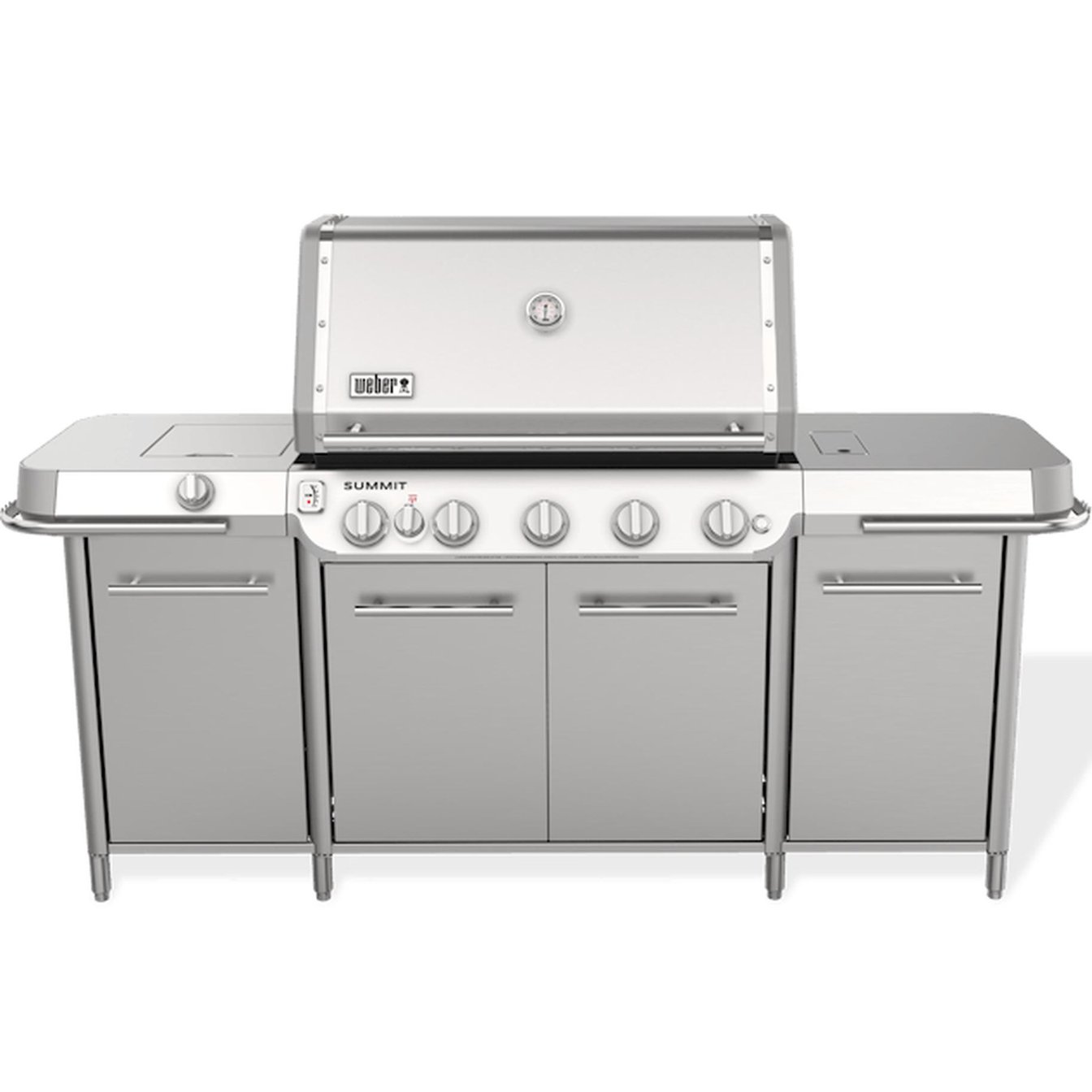 Weber Summit GC38 S Freestanding 5 Burner Liquid Propane BBQ Grill Center