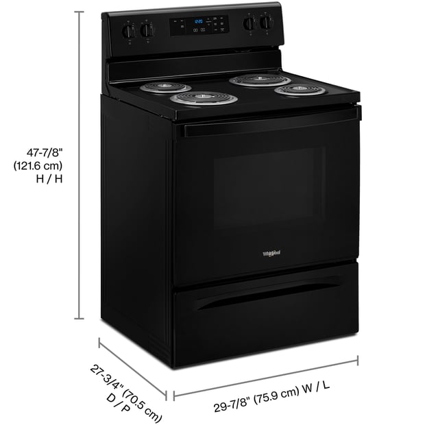 Whirlpool 30 inch Single Oven Electric Range