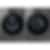 Samsung Black Steel 6.1 cu.ft Stackable Front Load Washer and 7.6 cu.ft. Steam Vented Dryer
