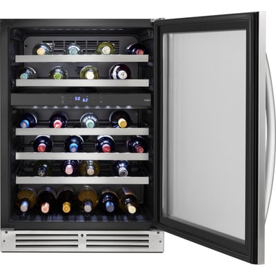 Whirlpool Freestanding or Built-in 24 inch Wine Cooler