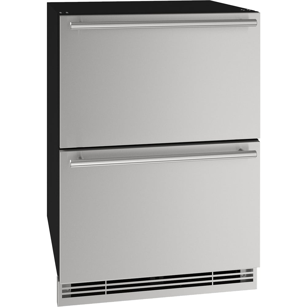 U-Line Freestanding or Built-in 24 inch 5.2 cu.ft. Refrigerator Drawers