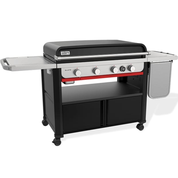 Weber Slate Freestanding 4 Burner Liquid Propane Flat-top BBQ Griddle