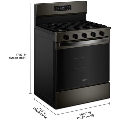 Whirlpool 30 inch Single Oven Gas Range