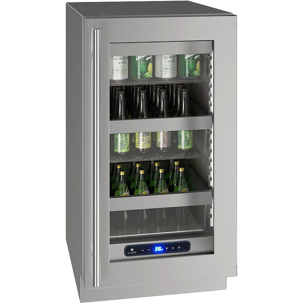 U-Line Freestanding or Built-in 18 inch 3.7 cu.ft. Beverage Centre