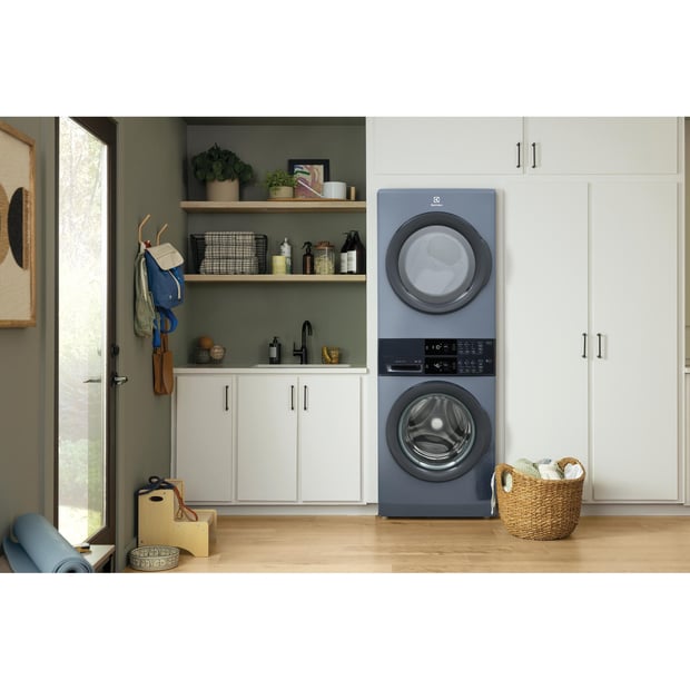 Electrolux Laundry Tower™ 5.1 cu.ft. Front Load Washer and 8 cu.ft. Electric Dryer Laundry Center