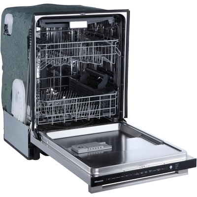 Hisense 6 Cycle Dishwasher with Hidden Controls