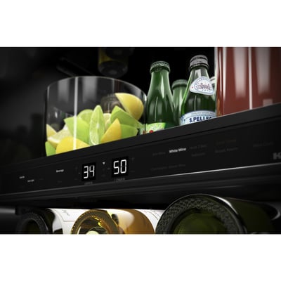 KitchenAid Freestanding or Built-in 24 inch 4.89 cu.ft Beverage Centre