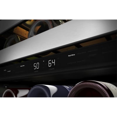 KitchenAid Freestanding or Built-in 24 inch 4.97 cu.ft Wine Cooler
