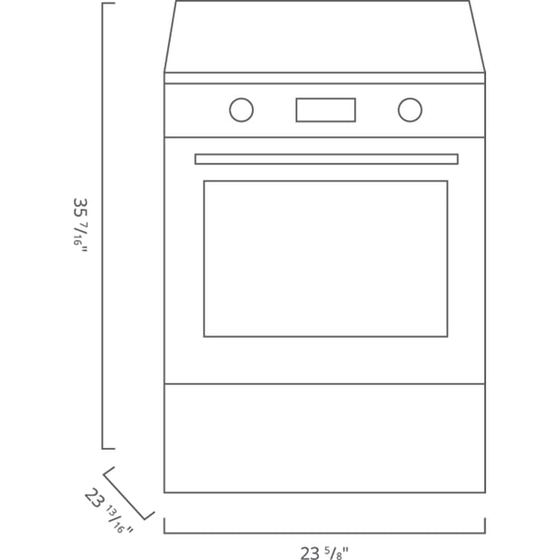 Blomberg 24 inch Single Oven Induction Range