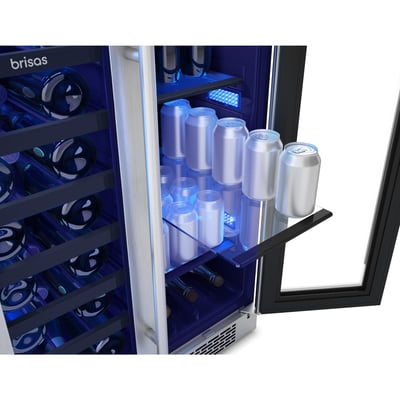 Zephyr Freestanding or Built-in 24 inch 5.2 cu.ft Wine Cooler