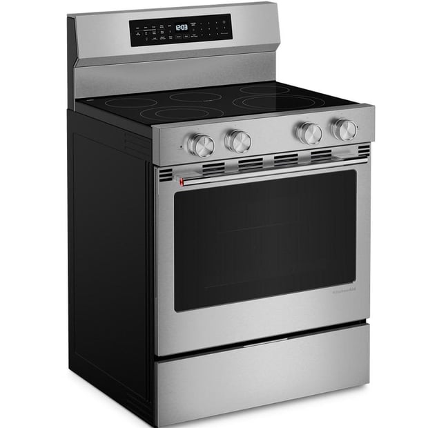 KitchenAid 30 inch Single Oven Electric Range