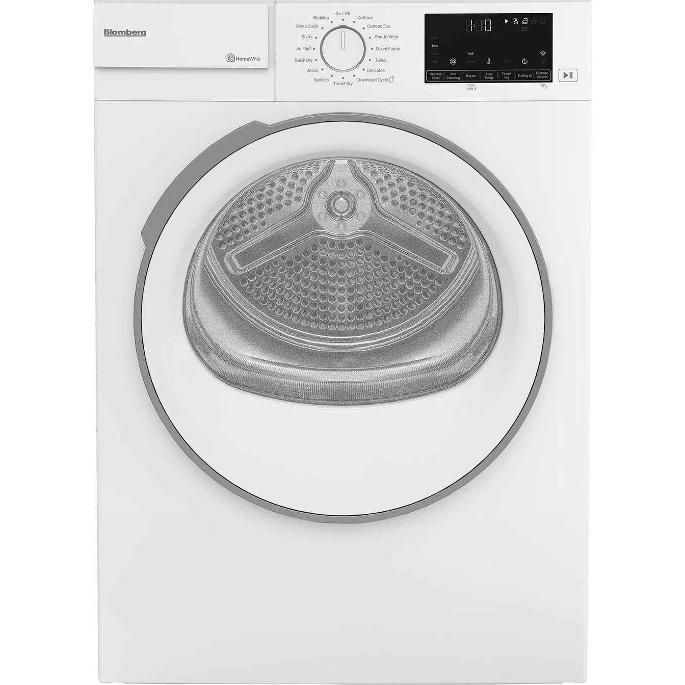 Blomberg 3.7 cu.ft Stackable Steam Vented Dryer 